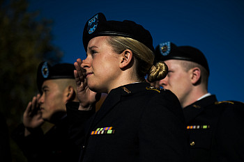 Northeastern University on Friday Nov. 11, 2016 held its annual Veterans Day ceremony to honor past and present members of the university...