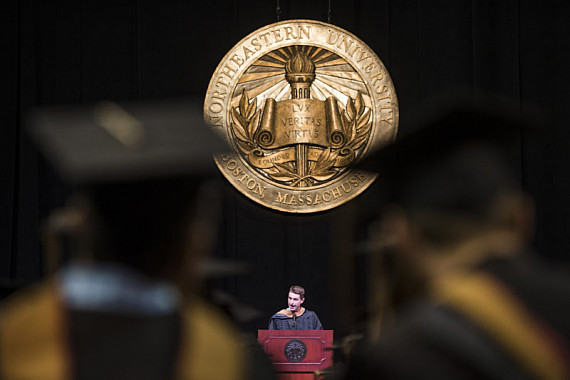 Caption: 08/31/17 - BOSTON, MA. - Northeastern University celebrated the 2017 graduate class of the Dâ€™Amore-McKim School of Busine...